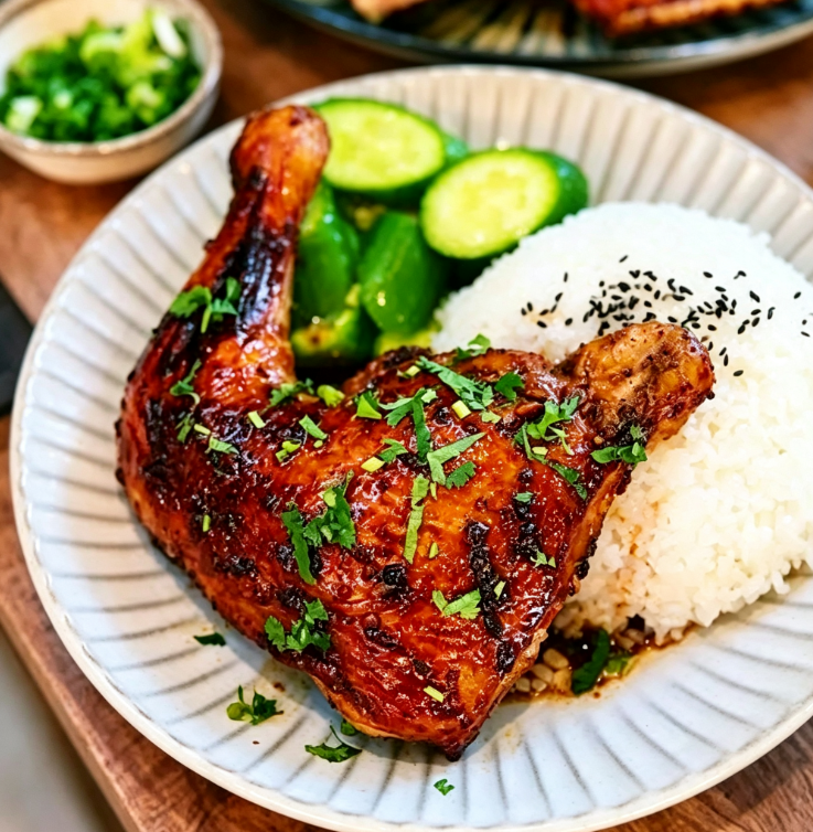 Honey-Glazed Roasted Chicken Leg