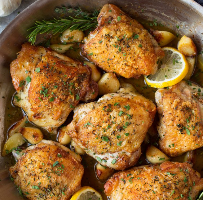 Garlic Herb Roasted Chicken